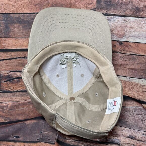 TnT Services Logo Hat Cap Adjustable Strapback Beige Khaki Workwear Demolition - Picture 5 of 7